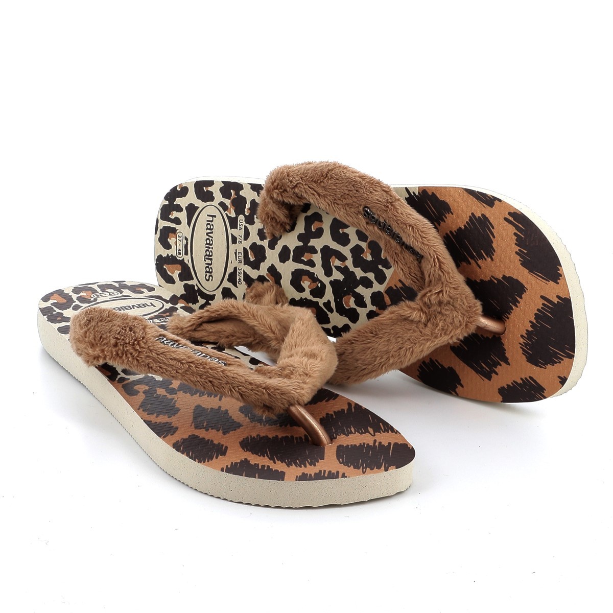 HAVAIANAS Γυναικεία Παντόφλα Top Home Fluffy - SMU0021.9919 - ΛΕΟΠΑΡ